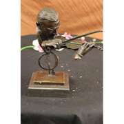 Man Playing Violin Bronze Sculpture
