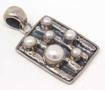 Mother of Pearl Sterling Silver Pendant