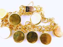 Sterling Crystal Essex Nursery Rhyme Charm Bracelet