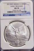 2013 MO Mexico S1 ONZA ER  NGC MS70