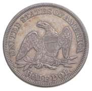 1854 Seated Liberty Half Dollar Dollar