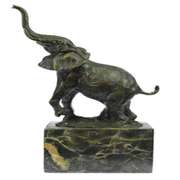 African Elephant Bronze Statue