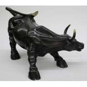 Stock Market Statue Bull Bronze Sculpture