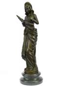 Fortuna Roman Goddess Bronze Statue