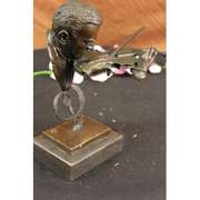 Man Playing Violin Bronze Sculpture