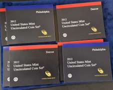 Lot of 4 2012 Mint Sets P & D