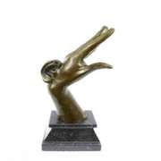 Walls Have Ears Bronze Sculpture