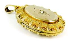 Very Large Antique Gold-Filled Locket