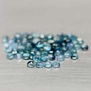 Multi-hue 6.81ct natural blue Sapphire set