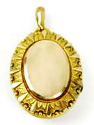 Very Large Antique Gold-Filled Locket