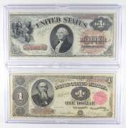 Lot (2) 1880 $1 Legal Tender & 1891 Treasury Large Size Notes