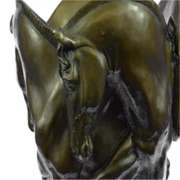 Four Horses Vase Bronze Sculpture