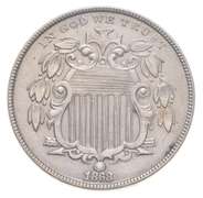 1868 Shield Nickel