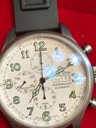 Ernst Benz Chronoscope Automatic Steel 47mm Rubber Band Watch authentic val7750