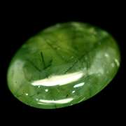 Collectors 56.51ct rutilated Prehnite