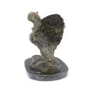 Rhino with Horn Bronze Sculpture