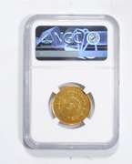 AU58+ (1842-50) $5 A. Bechtler Carolina Gold Coin - 134G - 21C - NGC
