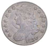 1830 Capped Bust Half Dollar - REV RIM