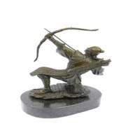 Ancient Samurai Warrior Bronze Sculpture