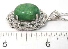 Glorious Natural Emerald & Sapphire Necklace