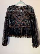 Free People Sheer Long Sleeve Top