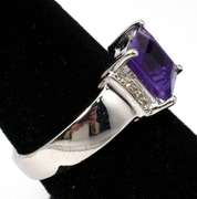 Sterling Silver & Amethyst Ring