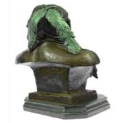 Indian Native American Chief Eagle Bust Bronze Statue