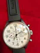 Ernst Benz Chronoscope Automatic Steel 47mm Rubber Band Watch authentic val7750