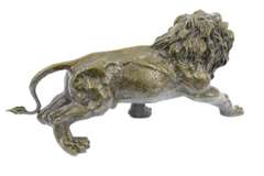 Wildlife Edition African Lion Bronze Sculpture