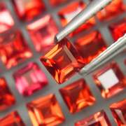 Pristine 6.52ct open color VS Garnet set