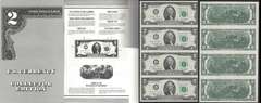 $2 1976 FRN Stars Uncut sheet of 4 Gem