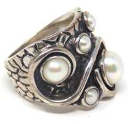 925 Sterling Silver Pearl Ring