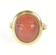 14K Yellow Gold Oval Amethyst Chevron Link Tennis Bracelet