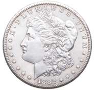 1882-CC Morgan Silver Dollar