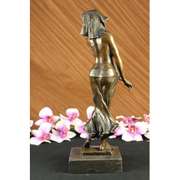 Egyptian on the Nile Princess Bronze Sculpture