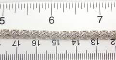 Charming Diamond Line Bracelet w Heart Charm