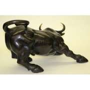 Stock Market Statue Bull Bronze Sculpture