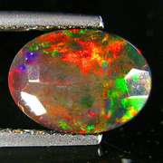 Smoldering 1.55ct Welo black Opal