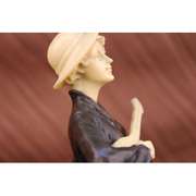 Beautiful Guitar Player Bronze Sculpture