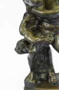 Nude Hercules Victorian Bronze Statue