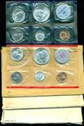 3 Diff. Choice Uncirculated Mint Sets, 1960, 63, & 64