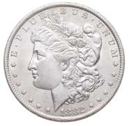 1882-CC Morgan Silver Dollar