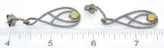 Enchanting Opal & Diamond Earrings in Sterling Silver