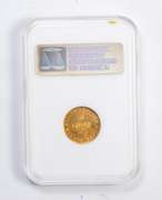 MS66 1913 Finland 10 Markkaa Gold Coin - Graded NGC