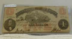 1862 Virginia (Confederate) $1.00 Treasury Note