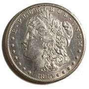 1880 CC 8/7 Low VAM 6 Slider Morgan Dollar