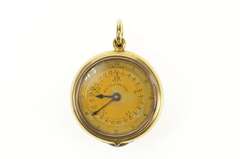 18K Yellow Gold Wealemefna Opisometer Cartography Tool Charm/Pendant