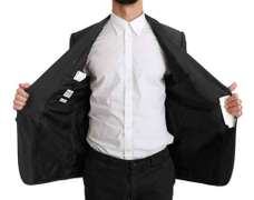 ARMANI  Gray 100% Wool METROPOLITAN Jacket Blazer
