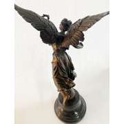 Winged Victory Athena Nike Paris Louvre Bronze Marble Statue Sculpture