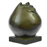 Modern Art Bronze Fat Cat Bronze Sculpture